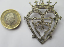 Load image into Gallery viewer, Vintage Edinburgh Hallmarked Solid Silver Scottish Luckenbooth Brooch
