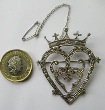 Load image into Gallery viewer, Vintage Edinburgh Hallmarked Solid Silver Scottish Luckenbooth Brooch
