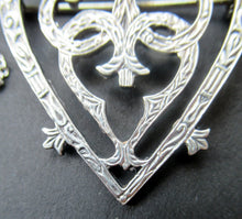 Load image into Gallery viewer, Vintage Edinburgh Hallmarked Solid Silver Scottish Luckenbooth Brooch
