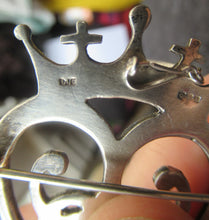 Load image into Gallery viewer, SCOTTISH SILVER. Large Vintage LUCKENBOOTH Brooch. Edinburgh Hallmark
