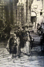Load image into Gallery viewer, Original 1912 Etching by Hedley Fitton. Casino di Nobile, Siena
