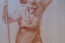 Load image into Gallery viewer, 19th Century Dutch Red Chalk Drawing by Johannes Rijnbout
