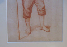 Load image into Gallery viewer, 19th Century Dutch Red Chalk Drawing by Johannes Rijnbout
