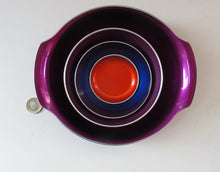 Load image into Gallery viewer, 1950s Four Emalox Norwegian Enamel Bowls
