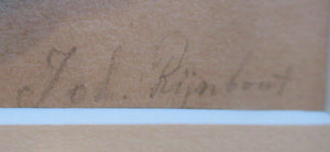 19th Century Dutch Red Chalk Drawing by Johannes Rijnbout