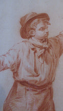 Load image into Gallery viewer, 19th Century Dutch Red Chalk Drawing by Johannes Rijnbout
