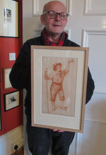 Load image into Gallery viewer, 19th Century Dutch Red Chalk Drawing by Johannes Rijnbout

