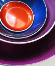 Load image into Gallery viewer, 1950s Four Emalox Norwegian Enamel Bowls
