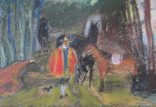 Load image into Gallery viewer, Scottish Art. Thora Clyne Pastel Drawing
