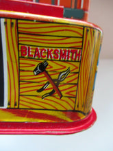Load image into Gallery viewer, 1950s Blacksmith Bear Battery Tinplate Toy A1 Japanese
