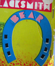 Load image into Gallery viewer, 1950s Blacksmith Bear Battery Tinplate Toy A1 Japanese
