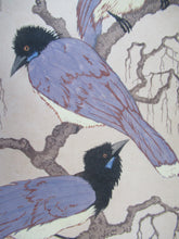 Load image into Gallery viewer, 1920s Art Deco Colour Woodcut by Martin Erich Philipp. Crows Ravens
