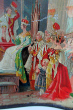 Load image into Gallery viewer, Antique Colman&#39;s Mustard Tin. Images of Queen Victoria, Transportation etc. c 1898
