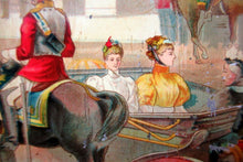 Load image into Gallery viewer, Antique Colman&#39;s Mustard Tin. Images of Queen Victoria, Transportation etc. c 1898
