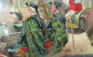 Antique Colman's Mustard Tin. Images of Queen Victoria, Transportation etc. c 1898