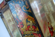 Load image into Gallery viewer, Antique Colman&#39;s Mustard Tin. Images of Queen Victoria, Transportation etc. c 1898
