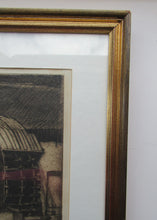 Load image into Gallery viewer, Frank Brangwyn Pencil Signed Etching The Mill Wheel Montreuil
