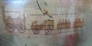 Antique Colman's Mustard Tin. Images of Queen Victoria, Transportation etc. c 1898