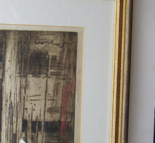Load image into Gallery viewer, Frank Brangwyn Pencil Signed Etching The Mill Wheel Montreuil
