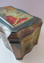 Load image into Gallery viewer, Antique Colman&#39;s Mustard Tin. Images of Queen Victoria, Transportation etc. c 1898
