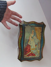 Load image into Gallery viewer, Antique Colman&#39;s Mustard Tin. Images of Queen Victoria, Transportation etc. c 1898
