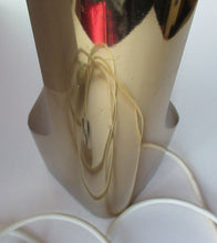 Load image into Gallery viewer, Huge Space Age 1960s Desk or Table Lamp. Two Tone Gold Coloured Metal
