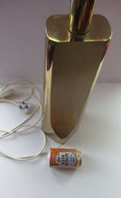 Load image into Gallery viewer, Huge Space Age 1960s Desk or Table Lamp. Two Tone Gold Coloured Metal
