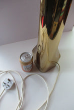 Load image into Gallery viewer, Huge Space Age 1960s Desk or Table Lamp. Two Tone Gold Coloured Metal
