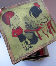 Load image into Gallery viewer, Tinplate German Toy Daisy Wheel Typewriter DRGM DRP Patent 1920s / 1930s 
