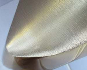 Huge Space Age 1960s Desk or Table Lamp. Two Tone Gold Coloured Metal