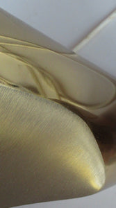Huge Space Age 1960s Desk or Table Lamp. Two Tone Gold Coloured Metal