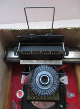 Load image into Gallery viewer, Tinplate German Toy Daisy Wheel Typewriter DRGM DRP Patent 1920s / 1930s 
