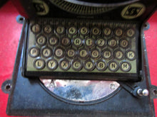 Load image into Gallery viewer, Tinplate German Toy Daisy Wheel Typewriter DRGM DRP Patent 1920s / 1930s 
