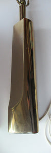 Huge Space Age 1960s Desk or Table Lamp. Two Tone Gold Coloured Metal