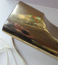 Load image into Gallery viewer, Huge Space Age 1960s Desk or Table Lamp. Two Tone Gold Coloured Metal
