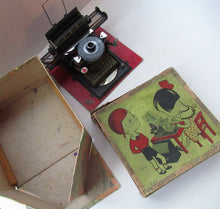 Load image into Gallery viewer, Tinplate German Toy Daisy Wheel Typewriter DRGM DRP Patent 1920s / 1930s 
