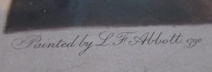 ANTIQUE MEZZOTINT Print by Valentine Green after Lemuel Francis Abbott: BLACKHEATH GOLFER