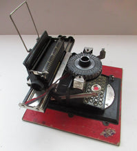 Load image into Gallery viewer, Tinplate German Toy Daisy Wheel Typewriter DRGM DRP Patent 1920s / 1930s 

