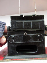 Load image into Gallery viewer, Tinplate German Toy Daisy Wheel Typewriter DRGM DRP Patent 1920s / 1930s 
