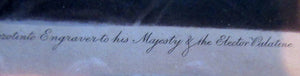 ANTIQUE MEZZOTINT Print by Valentine Green after Lemuel Francis Abbott: BLACKHEATH GOLFER