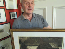 Load image into Gallery viewer, Frank Brangwyn Pencil Signed Etching The Mill Wheel Montreuil
