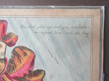 Load image into Gallery viewer, 1820s Original Georgian Print Fashion Satire on Large Hats William Heath
