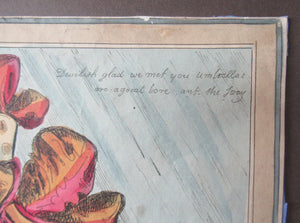 1820s Original Georgian Print Fashion Satire on Large Hats William Heath