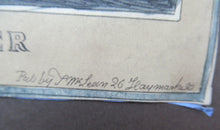 Load image into Gallery viewer, 1820s Original Georgian Print Fashion Satire on Large Hats William Heath
