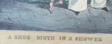 Load image into Gallery viewer, 1820s Original Georgian Print Fashion Satire on Large Hats William Heath
