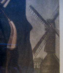 ANTIQUE MEZZOTINT Print by Valentine Green after Lemuel Francis Abbott: BLACKHEATH GOLFER