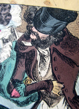 Load image into Gallery viewer, 1820s Original Georgian Print Fashion Satire on Large Hats William Heath
