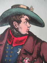 Load image into Gallery viewer, 1820s Original Georgian Print of King George IV. The Slap up Swell
