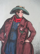 Load image into Gallery viewer, 1820s Original Georgian Print of King George IV. The Slap up Swell
