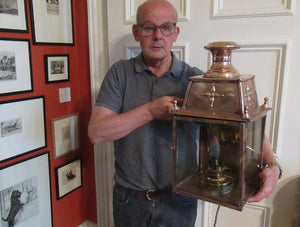 Antique 19th Century Georgian Copper Lantern